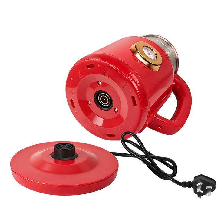 Stainless Steel Spray-painted Exterior, Plastic Overmolded Electric Kettle 1.6L high quality
