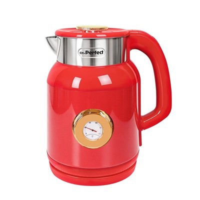 Stainless Steel Spray-painted Exterior, Plastic Overmolded Electric Kettle 1.6L
